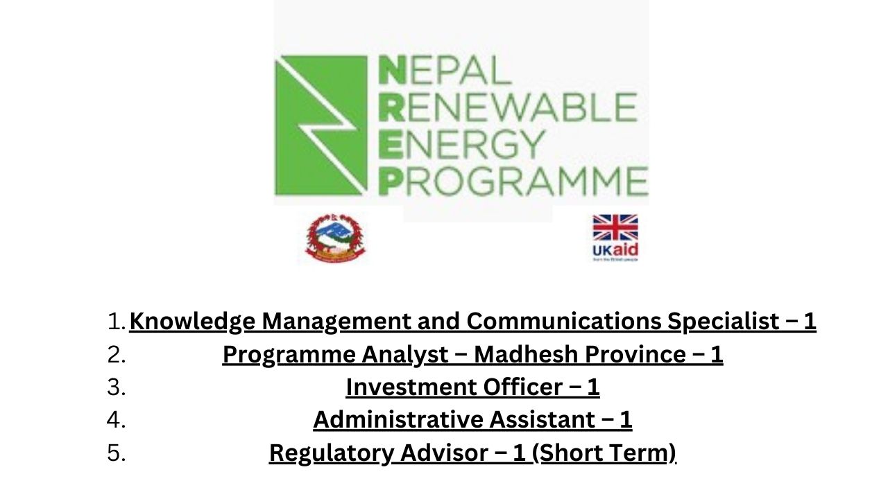 Knowledge Management and Communications Specialist – 1 1