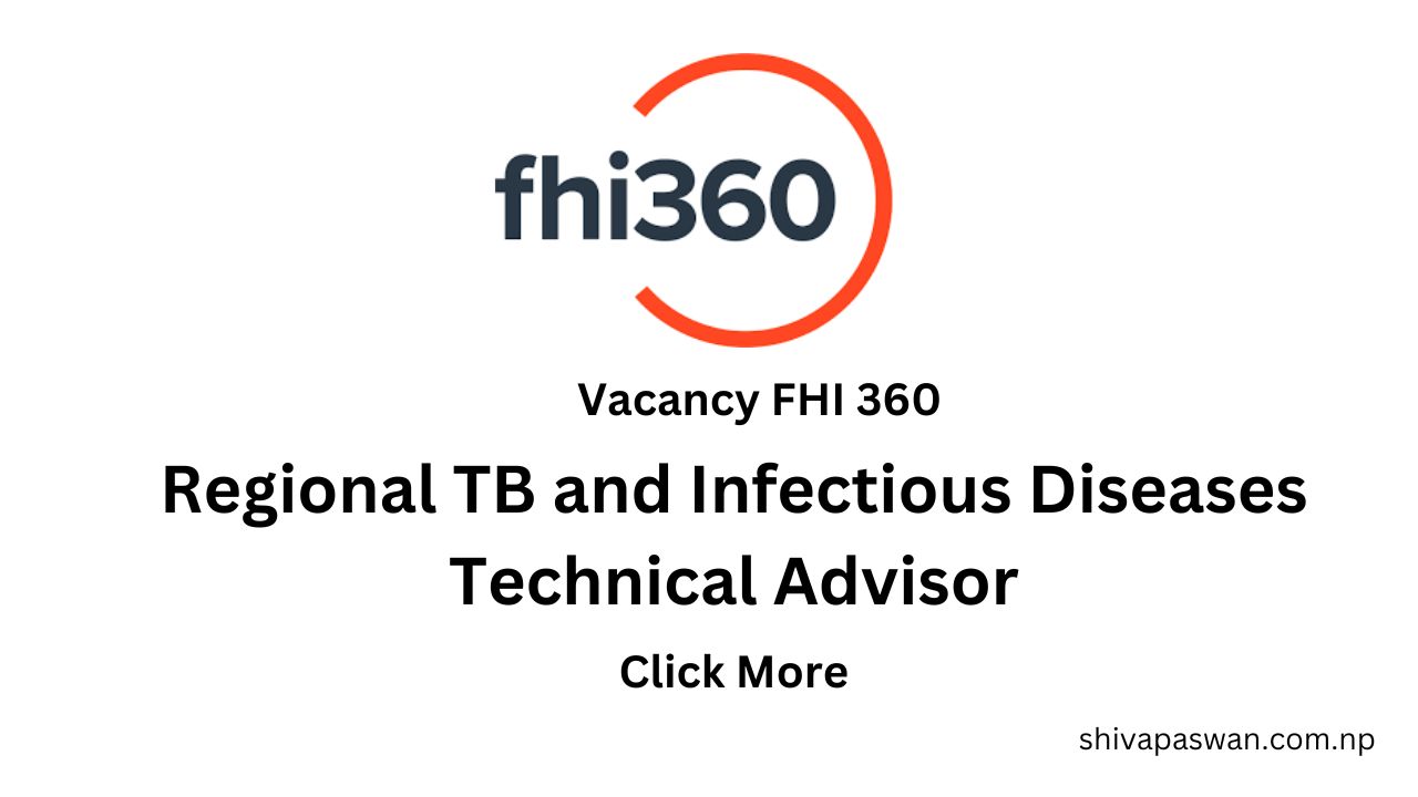 Regional TB and Infectious Diseases Technical Advisor 2