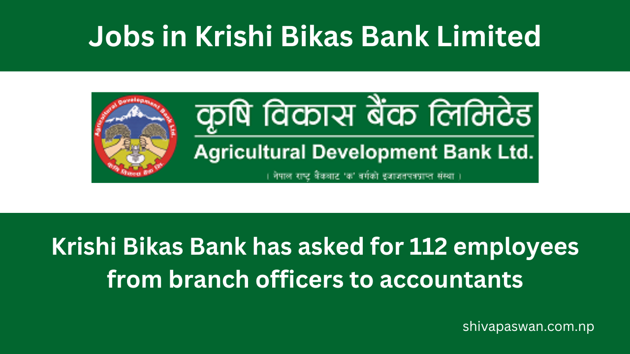 Agricultural Development Bank Ltd. - Career Opportunities