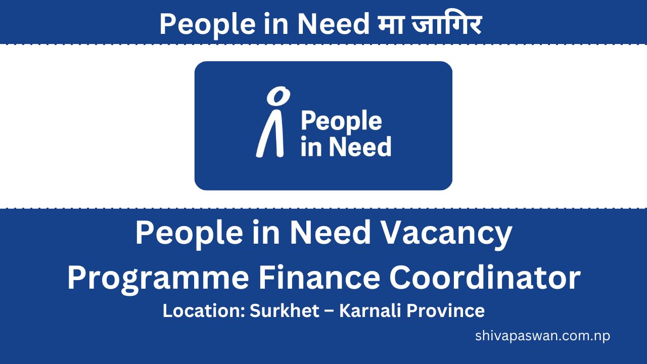 Programme Finance Coordinator