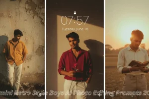 Google Gemini Retro Style Boys AI Photo Editing Prompts 2025 – Gemini Prompts