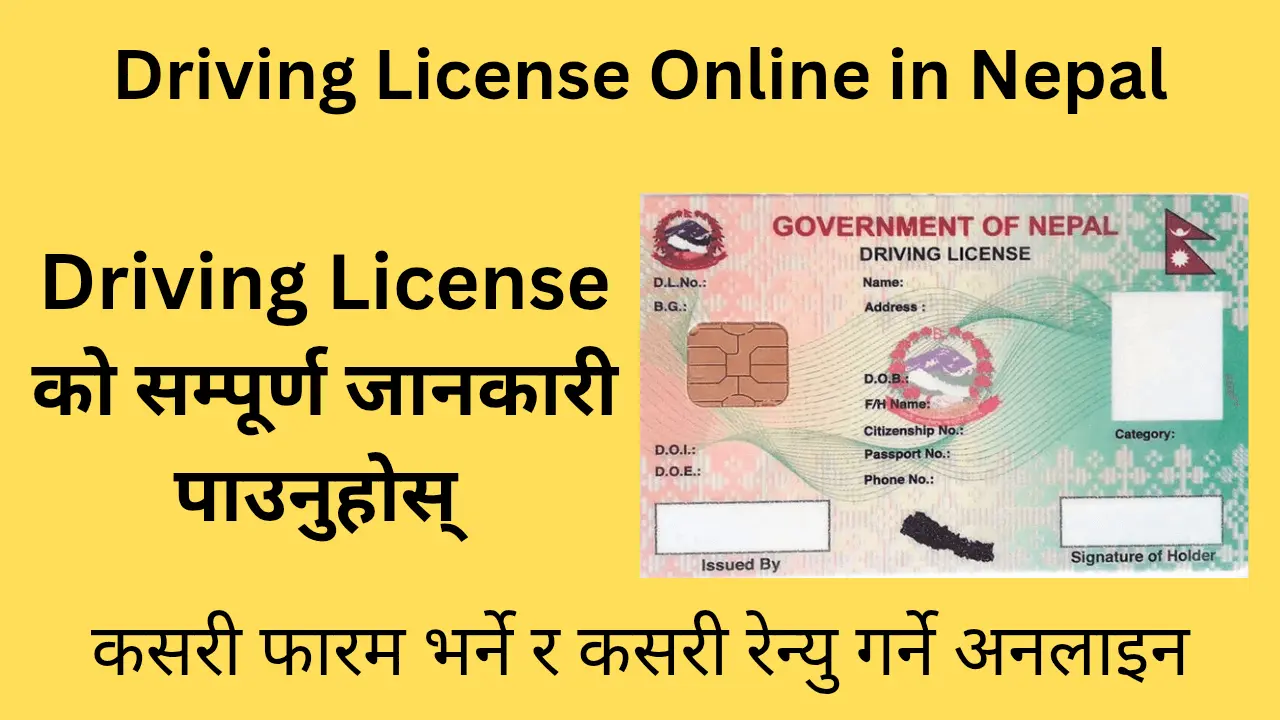 Driving License Online in Nepal