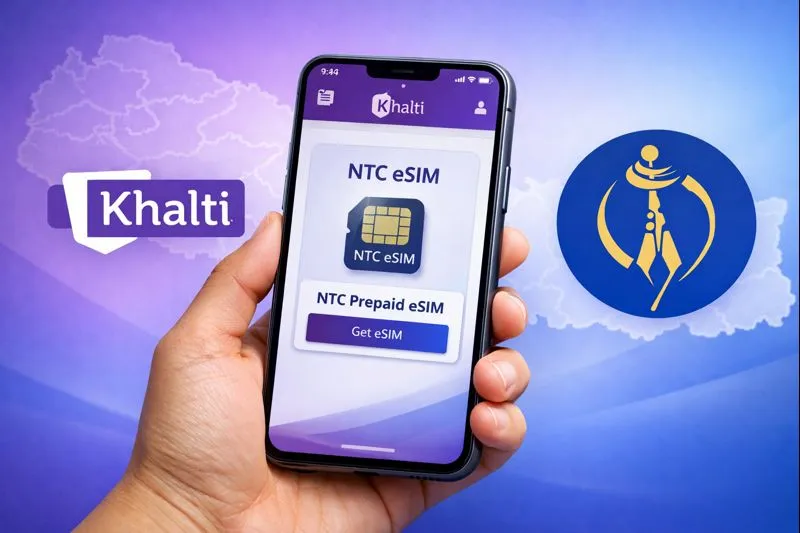 How to Buy New NTC eSIM from Khalti Wallet in Nepal
