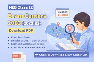 NEB Class 12 Exam Centers 2083
