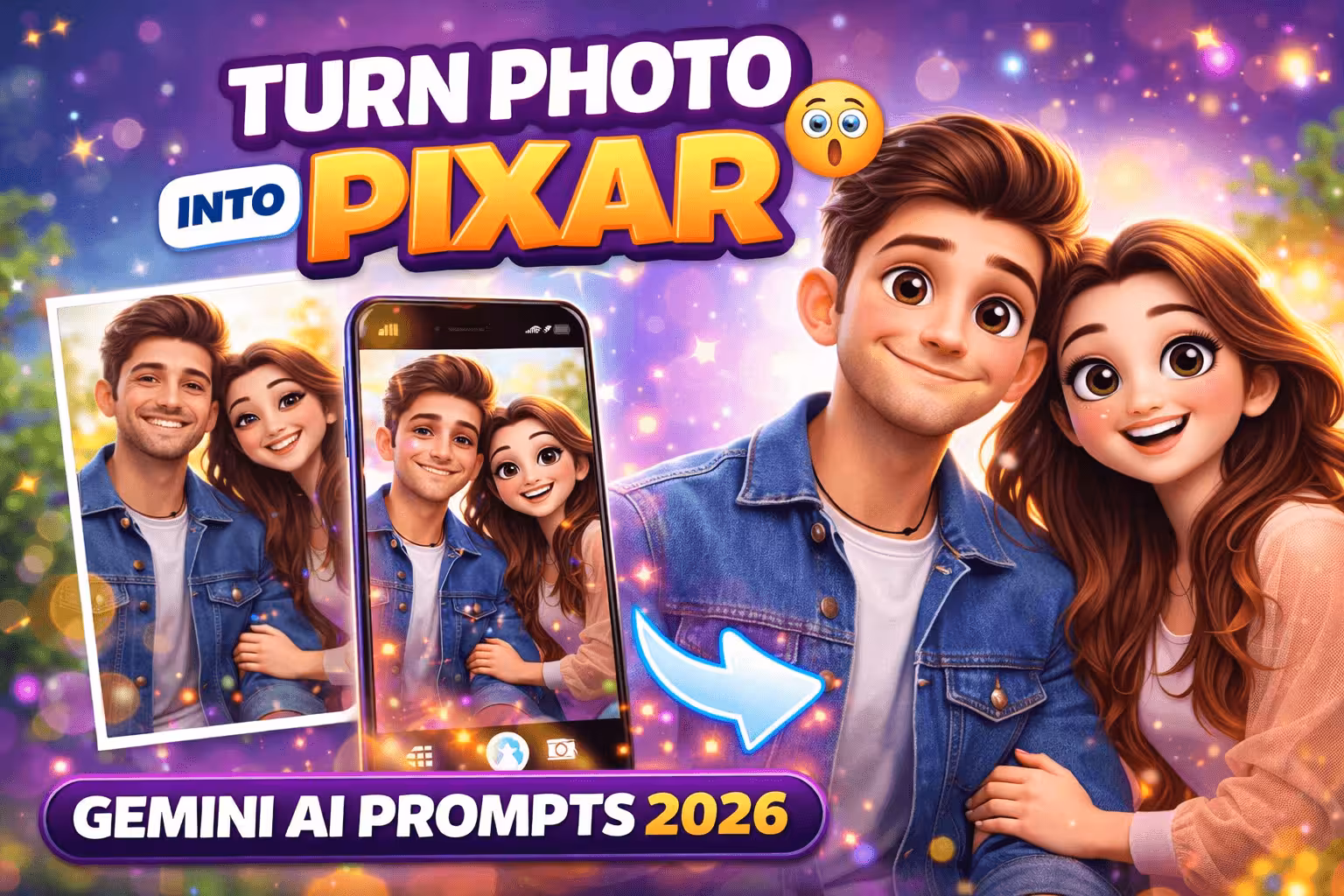 Turn Your Photo Into Pixar Character in Seconds