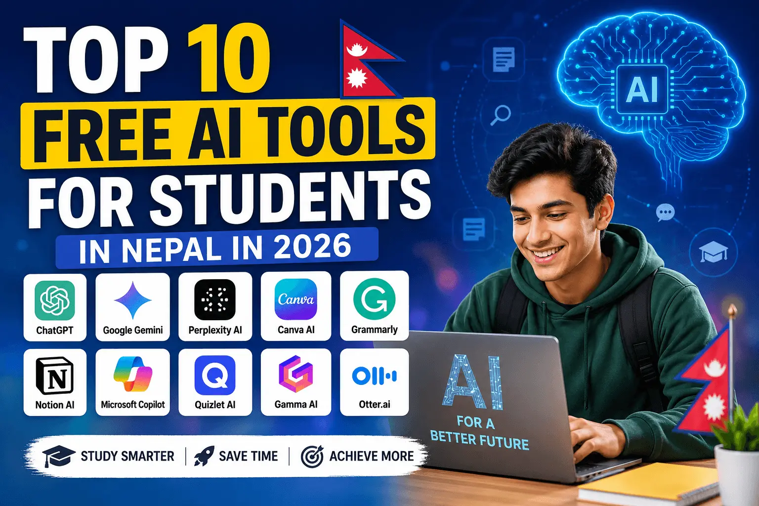Top 10 Free AI Tools for Students in Nepal in 2026 Best AI Tools for Learning